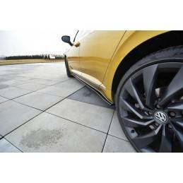 Maxton - RAJOUTS DES BAS DE CAISSE POUR Volkswagen Arteon R-Line Noir Brillant