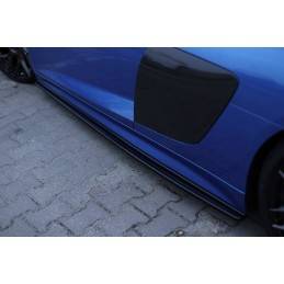 Maxton - Rajouts Des Bas De Caisse Pour Audi R8 Mk.2 Noir Brillant