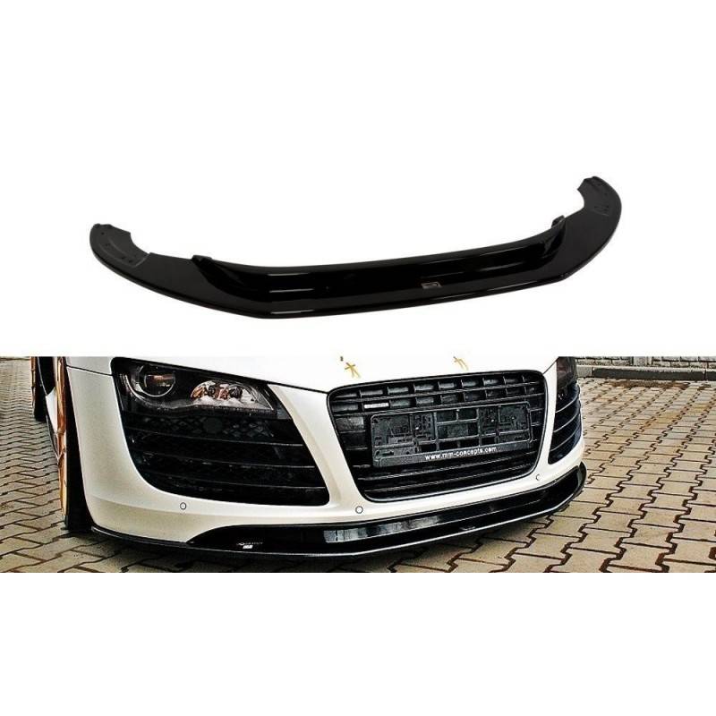 Maxton - Lame Du Pare-Chocs Avant Audi R8 Mk.1 Noir Brillant