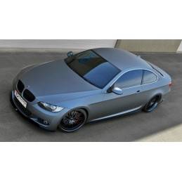 Maxton - LAME DU PARE-CHOCS AVANT BMW 3 E92 MPACK Noir Brillant