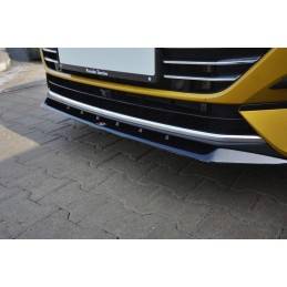 Maxton - LAME DU PARE-CHOCS AVANT v.2 Volkswagen Arteon R-Line Noir Brillant