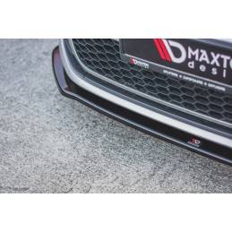 Maxton - Lame Du Pare-Chocs Avant V.2 VW Golf 7 GTI Noir Brillant
