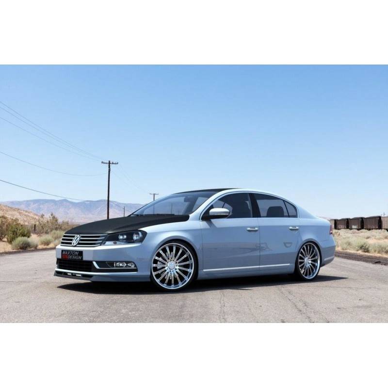 Maxton - LAME DU PARE-CHOCS AVANT VW PASSAT B7 Noir Brillant Maxton - LAME DU PARE-CHOCS AVANT VW PASSAT B7 Noir Brillant