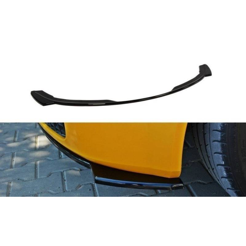 Maxton - ARRIÈRE SPLITTER RENAULT MEGANE II RS Noir Brillant