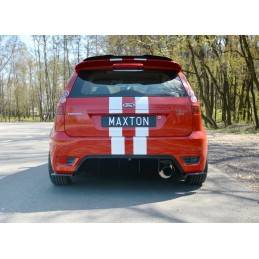 Maxton - Lame Du Pare-Chocs Arriere Ford Fiesta ST Mk6 Noir Brillant