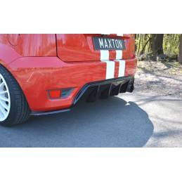 Maxton - Rajout Du Pare-Chocs Arriere Ford Fiesta ST Mk6 Noir Brillant