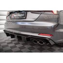 Maxton - Rajout Du Pare-Chocs Arriere Audi S5 F5 Coupe / Sportback Noir Brillant