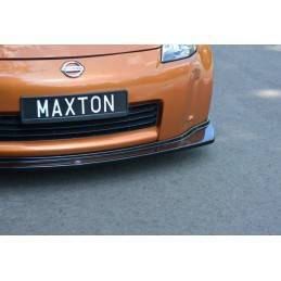 Maxton - LAME DU PARE-CHOCS AVANT / SPLITTER NISSAN 350Z Noir Brillant