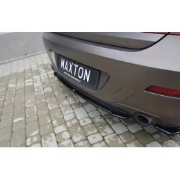 Maxton - CENTRAL ARRIÈRE SPLITTER BMW 6 GRAN COUPÉ Noir Brillant