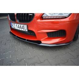 Maxton - LAME DU PARE-CHOCS AVANT / SPLITTER BMW M6 GRAN COUPÉ Noir Brillant