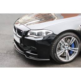 Maxton - LAME DU PARE-CHOCS AVANT / SPLITTER BMW M5 F10/ F11 Noir Brillant
