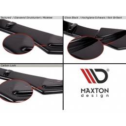 Maxton - Rajouts Des Bas De Caisse Pour Skoda Fabia RS Mk2 Noir Brillant