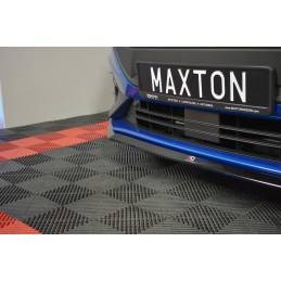 Maxton - Lame Du Pare-Chocs Avant V.3 Ford Focus ST / ST-Line Mk4 Noir Brillant