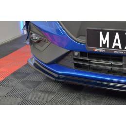 Maxton - Lame Du Pare-Chocs Avant V.4 Ford Focus ST / ST-Line Mk4 Noir Brillant