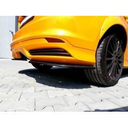 Maxton - Lame Du Pare-Chocs Arriere Ford Focus ST Mk3 Hatchback Noir Brillant