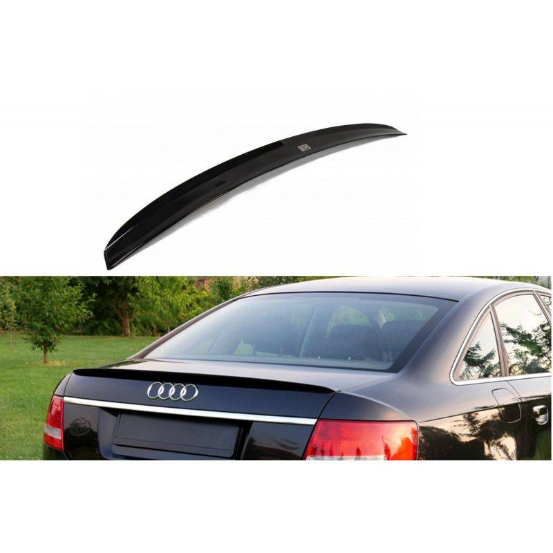 Maxton - Spoiler Cap Audi A6 S-line C6 Sedan Noir Brillant