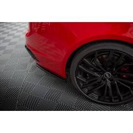 Maxton - Lame Du Pare-Chocs Arriere Audi RS4 B9 Avant Noir Brillant