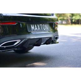 Maxton - Rajout Du Pare-Chocs Arriere Mercedes-Benz E-Class W213 Coupe (C238) AMG-Line Noir Brillant