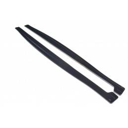 Maxton - SET DES DIFFUSEUR DES BAS DE CAISSE JAGUAR XF- R Noir Brillant