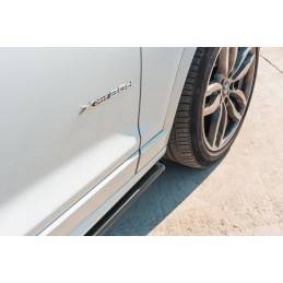 Maxton - SET DES DIFFUSEUR DES BAS DE CAISSE BMW X3 F25 M-Pack Facelift Noir Brillant