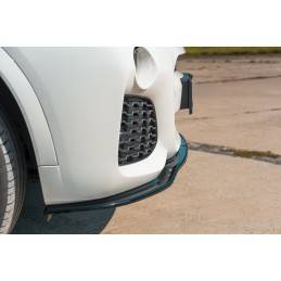 Maxton - LAME DU PARE-CHOCS AVANT / SPLITTER BMW X3 F25 M-Pack Facelift Noir Brillant