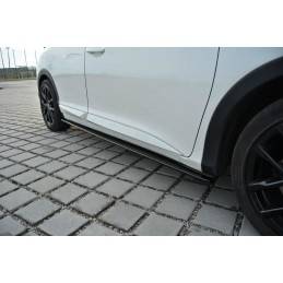 Maxton - RAJOUTS DES BAS DE CAISSE POUR Honda Civic Mk9 Noir Brillant