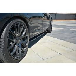Maxton - RAJOUTS DES BAS DE CAISSE POUR Volvo V60 Polestar Facelift Noir Brillant