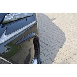 Maxton - Cadres pour lumières Lexus NX Mk1 Noir Brillant