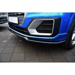 Maxton - Lame Du Pare-Chocs Avant Audi Q2 Mk.1 Noir Brillant