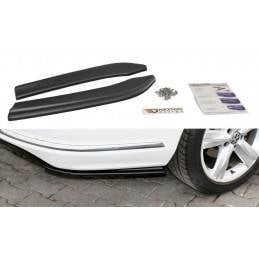 Maxton - LAME DU PARE CHOCS ARRIERE Vw Passat B7 R-Line Variant Noir Brillant