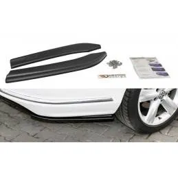 Maxton - LAME DU PARE CHOCS ARRIERE Vw Passat B7 R-Line Variant Noir Brillant