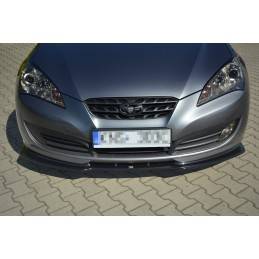 Maxton - LAME DU PARE-CHOCS AVANT / SPLITTER HYUNDAI GENESIS COUPÉ MK.1 Noir Brillant