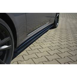 Maxton - SET DES DIFFUSEUR DES BAS DE CAISSE HYUNDAI GENESIS COUPÉ MK.1 Noir Brillant