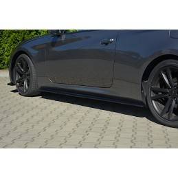 Maxton - SET DES DIFFUSEUR DES BAS DE CAISSE HYUNDAI GENESIS COUPÉ MK.1 Noir Brillant