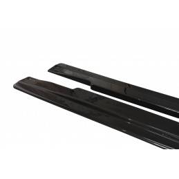 Maxton - SET DES DIFFUSEUR DES BAS DE CAISSE HYUNDAI GENESIS COUPÉ MK.1 Noir Brillant