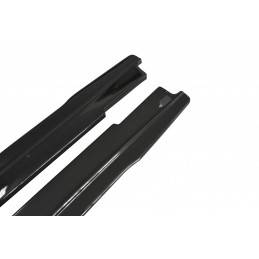 Maxton - SET DES DIFFUSEUR DES BAS DE CAISSE HYUNDAI GENESIS COUPÉ MK.1 Noir Brillant