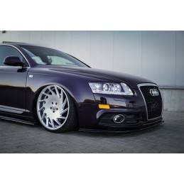 Maxton - Lame Du Pare-Chocs Avant / Splitter Audi A6 S-Line C6 FL Noir Brillant Maxton - Lame Du Pare-Chocs Avant / Splitter Audi A6 S-Line C6 FL Noir Brillant