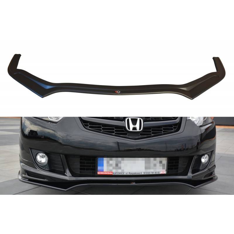 Maxton - LAME DU PARE-CHOCS AVANT / SPLITTER HONDA ACCORD MK.8 TYPE-S (CU-SERIES) AVANT FACELIFT SEDAN Noir Brillant Maxton - LAME DU PARE-CHOCS AVANT / SPLITTER HONDA ACCORD MK.8 TYPE-S (CU-SERIES) AVANT FACELIFT SEDAN Noir Brillant