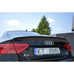Maxton - BECQUET EXTENSION AUDI A5 SPORTBACK S-LINE MK1. FACELIFT (8T) Noir Brillant
