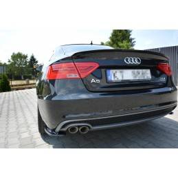 Maxton - BECQUET EXTENSION AUDI A5 SPORTBACK S-LINE MK1. FACELIFT (8T) Noir Brillant