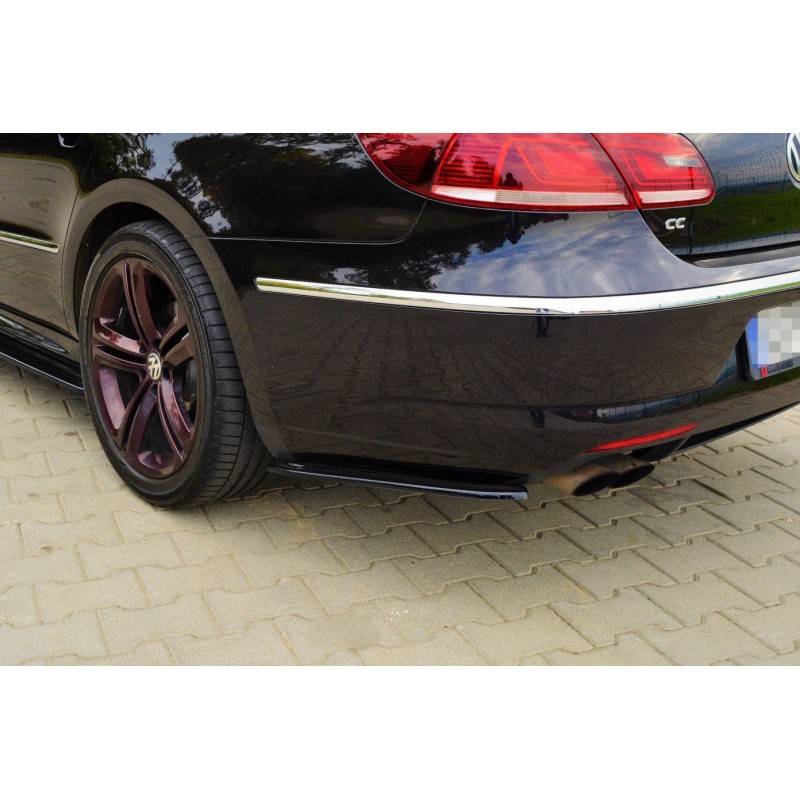 Maxton - LAME DU PARE-CHOCS ARRIERE VOLKSWAGEN CC R-LINE Noir Brillant Maxton - LAME DU PARE-CHOCS ARRIERE VOLKSWAGEN CC R-LINE Noir Brillant