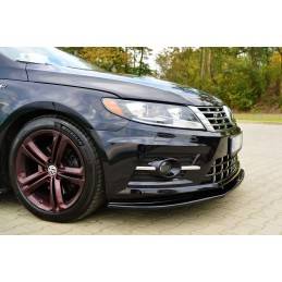 Maxton - LAME DU PARE-CHOCS AVANT / SPLITTER VOLKSWAGEN CC R-LINE Noir Brillant Maxton - LAME DU PARE-CHOCS AVANT / SPLITTER VOLKSWAGEN CC R-LINE Noir Brillant