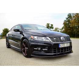 Maxton - LAME DU PARE-CHOCS AVANT / SPLITTER VOLKSWAGEN CC R-LINE Noir Brillant Maxton - LAME DU PARE-CHOCS AVANT / SPLITTER VOLKSWAGEN CC R-LINE Noir Brillant