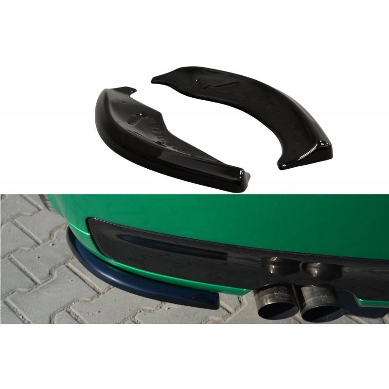 Maxton - LAME DU PARE-CHOCS ARRIERE AUDI S3 8L Noir Brillant