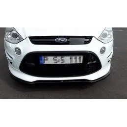 Maxton - Lame De Pare-Chocs Avant Ford S-Max Titanium Mk1 FL Noir Brillant