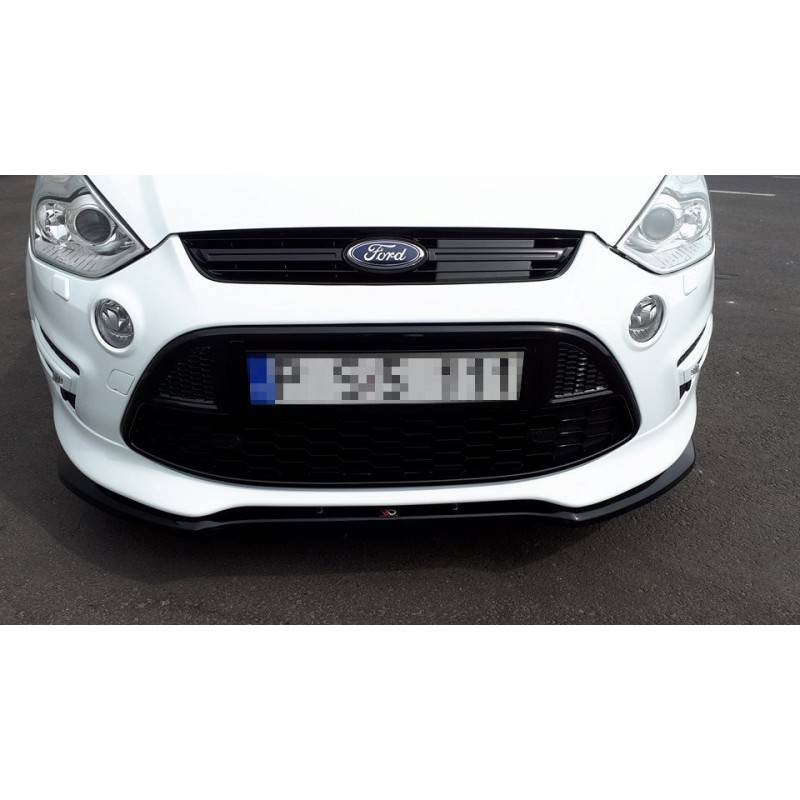 Maxton - Lame De Pare-Chocs Avant Ford S-Max Titanium Mk1 FL Noir Brillant