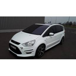 Maxton - Lame De Pare-Chocs Avant Ford S-Max Titanium Mk1 FL Noir Brillant