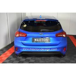 Maxton - Lame Du Pare-Chocs Arriere V.1 Ford Focus ST-Line Noir Brillant Maxton - Lame Du Pare-Chocs Arriere V.1 Ford Focus ST-Line Noir Brillant
