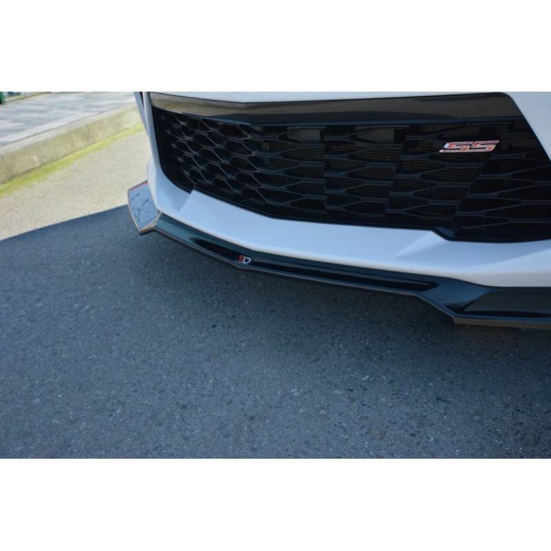 Maxton - LAME DU PARE-CHOCS AVANT / SPLITTER V.1 CHEVROLET CAMARO 6TH-GEN. PHASE-I 2SS COUPE Gloss