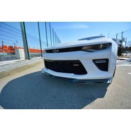 Maxton - LAME DU PARE-CHOCS AVANT / SPLITTER V.1 CHEVROLET CAMARO 6TH-GEN. PHASE-I 2SS COUPE Gloss